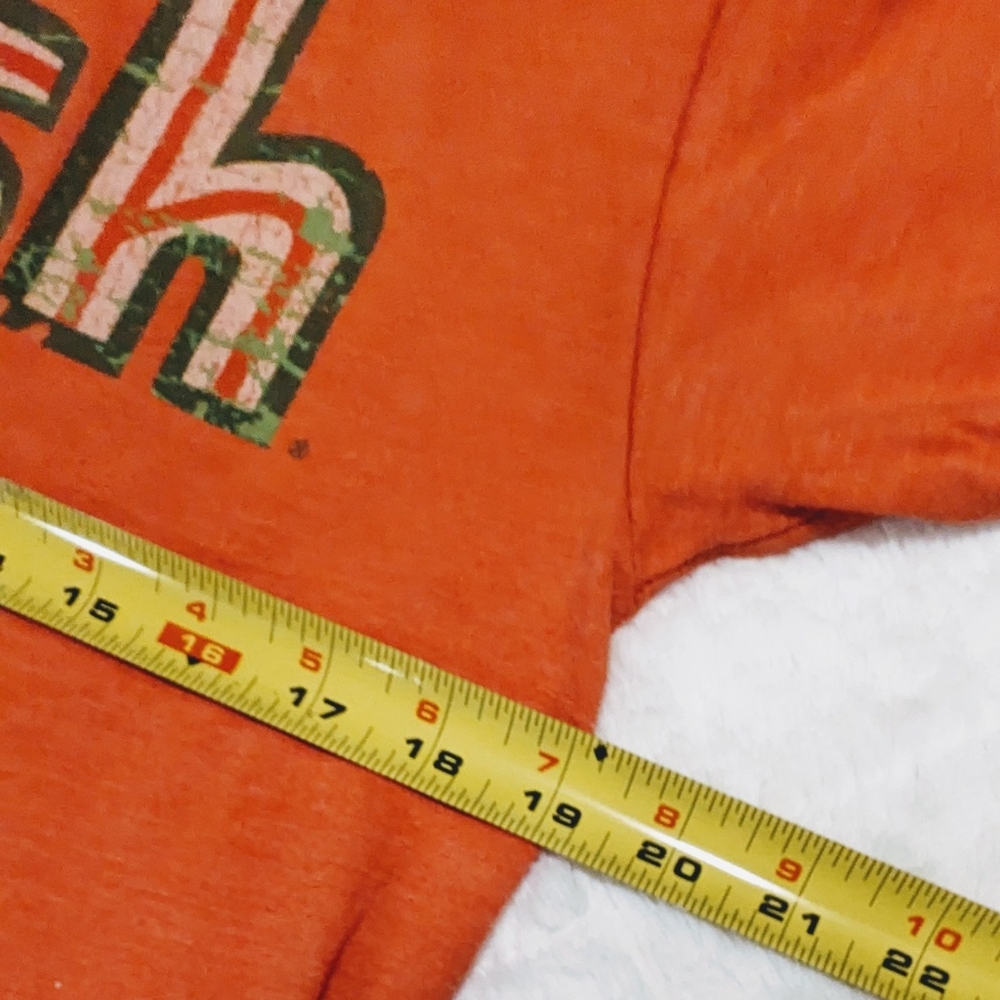 Tee Luv Orange Crush Soda Pop Graphic Tee T-shirt Poly Cotton Vtg Medium - Picture 2 of 7